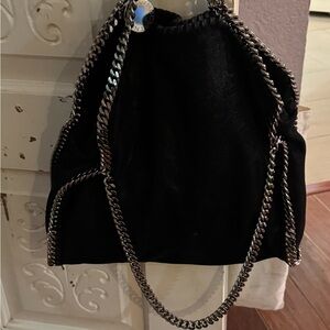 Stella McCartney Black Shimmer Chain Bag